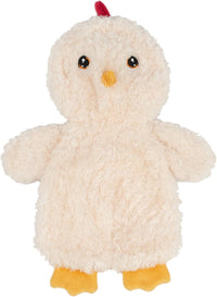 Best Pet Supplies Bunny Buddy Squeaky Plush Dog Toy, Beige - Crinkle Chicken (Cream) / Large