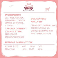 Freeze Dried Sheep Milk Yogurt Flavor with Strawberry,Gentle Sheep Milk Dog Treats for Sensitive Stomachs Puppies, 2.8 oz