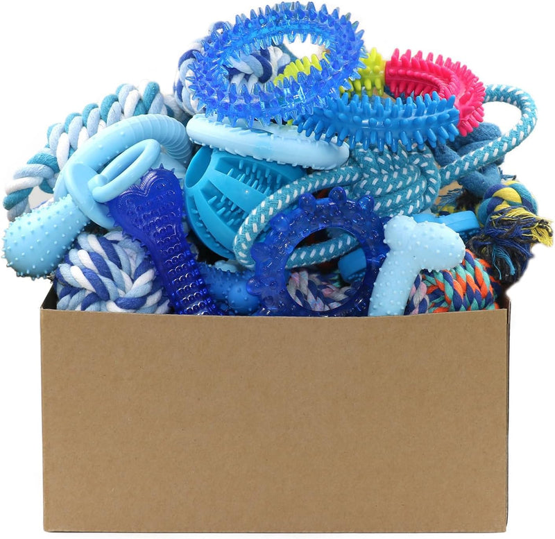 Beiker 20 Pack Puppy Chew Toys - Multicolour20