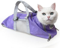 Cinf Cat Restraint Grooming Bag - M (8-12lbs) / Taro