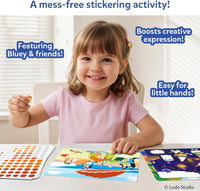 Skillmatics Dot It Sticker Art, Unicorns & Princesses Sparkle - 1. Bluey - image 2