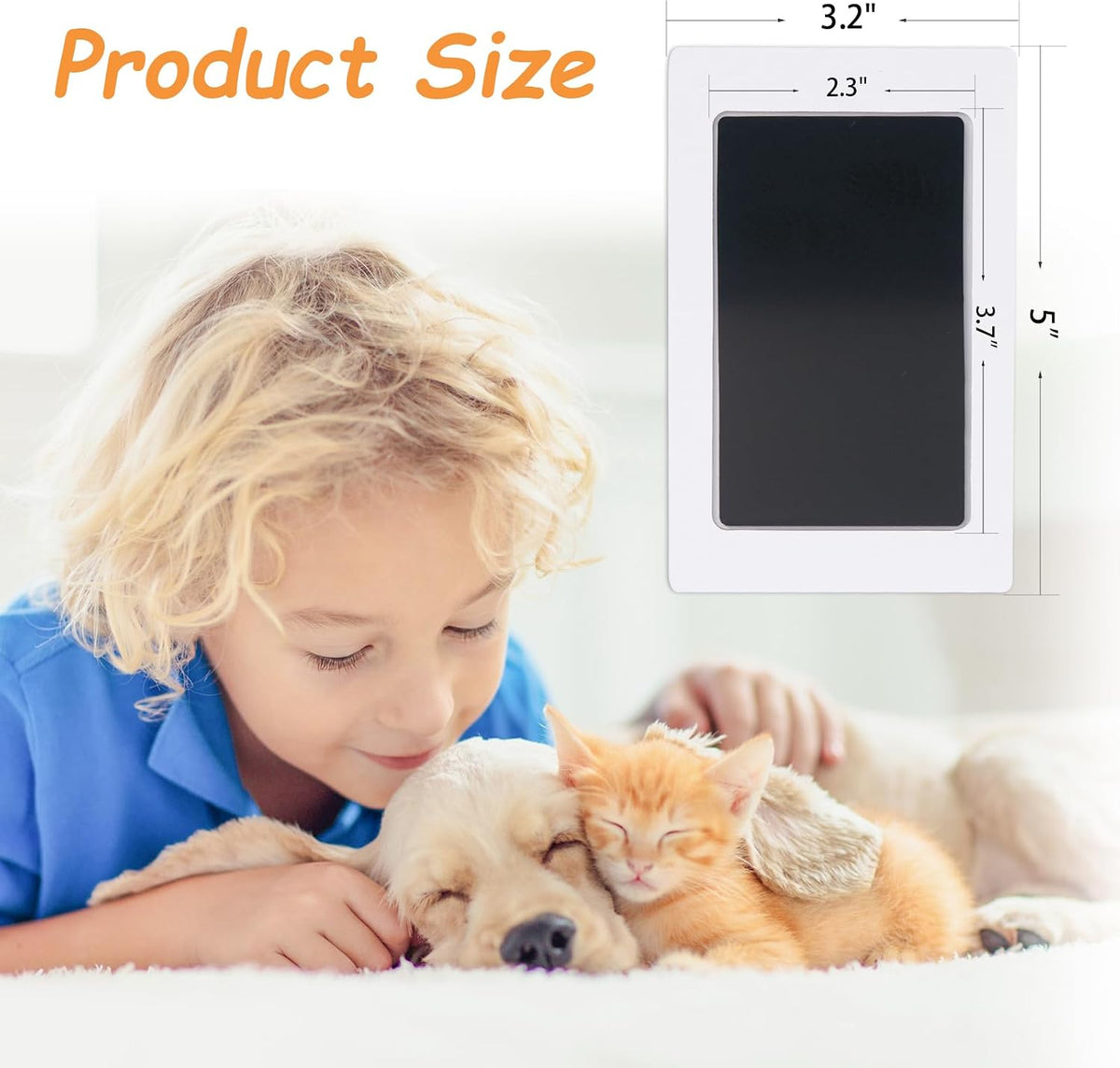 Inkless Paw Print Kit, Dog Paw Print Kit, Dog Nose Print Kit - Black / Small-Medium 4 Pack - image 4