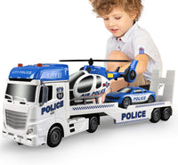 Dwi Dowellin Toddler Boy Toys for 3 4 5 6 Year Old - Police Truck