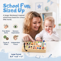 Busy Board with LED Light Switches - Large School Busy Board - image 3