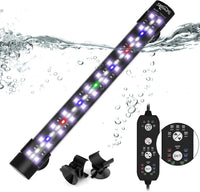 SEAOURA 24/7 Submersible LED Aquarium Light for Plants Fish Tank - 11 Inch length