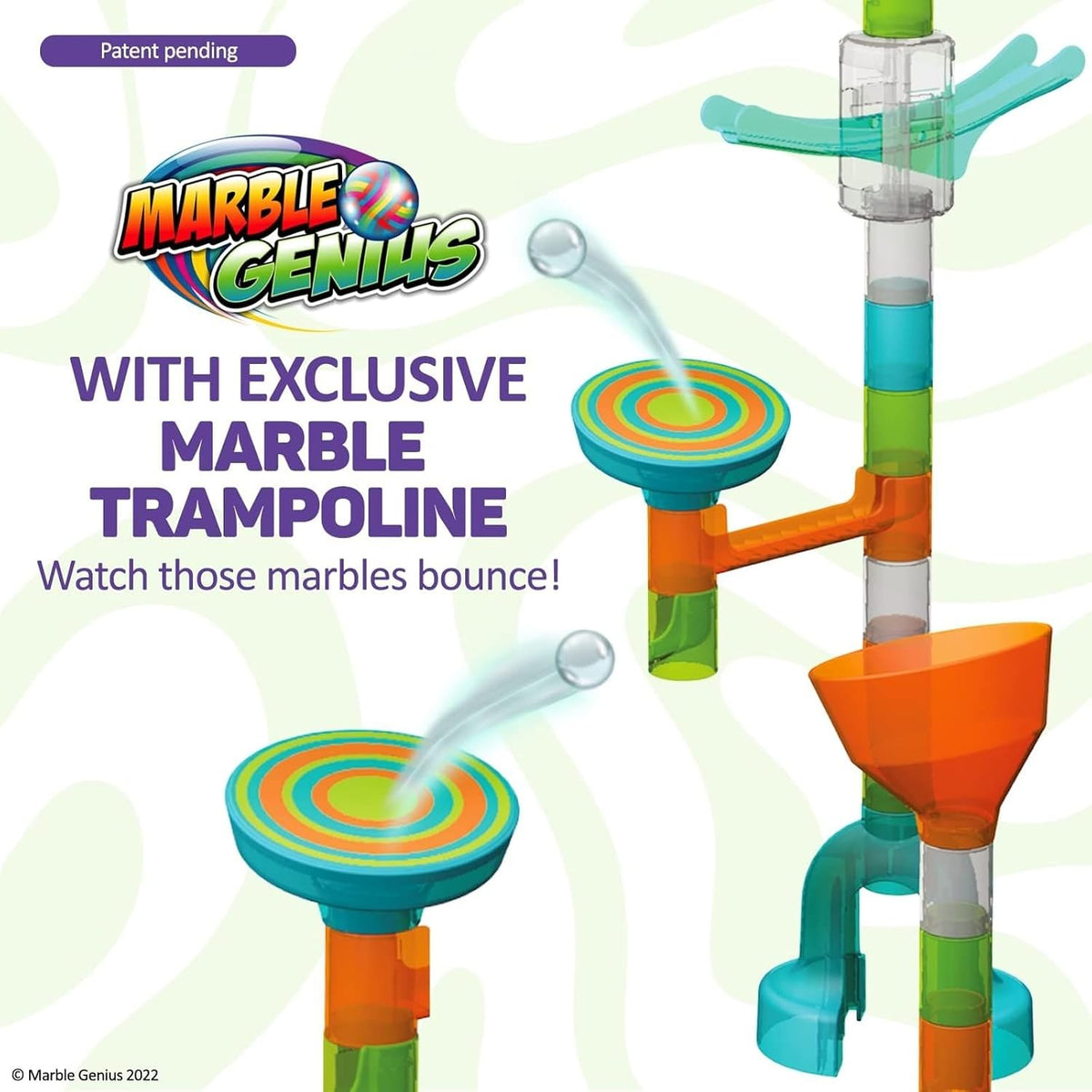 Marble Genius marble run stunts super set with trampolines and marbles - view 3