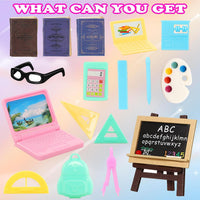 30 PCS Mini 6 Inch Doll Clothes and Accessories for 5.3-6 Inch Dolls – Fun for Kids & Family - 22 PCS - image 4
