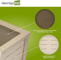 New Age Pet ECOFLEX 48" Mojave Reptile Enclosure, Maple - Tan / Small - image 3