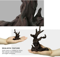 FZONE Aquarium Driftwood, Resin Rock Decor for Aquascaping Hardscape – Essentials for Fish - 03Driftwood:6.7×4.7×3.0"/3.1×2.4×1.4" - image 3