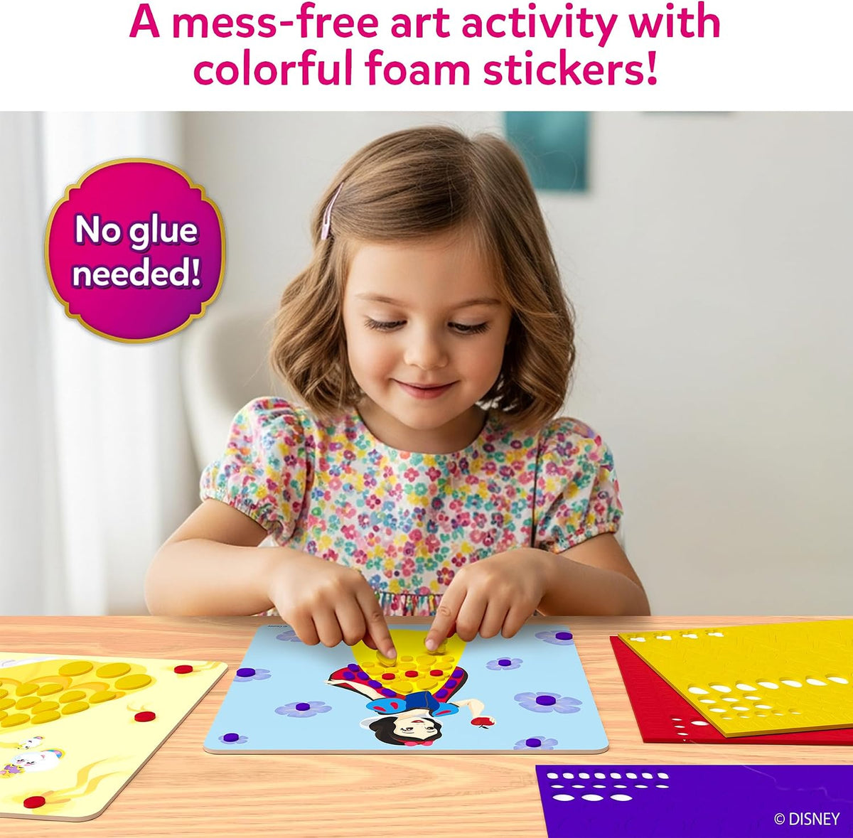 Skillmatics Fun with Foam Sticker Art, Animals, Craft Kit - 1. Disney Princess - image 2