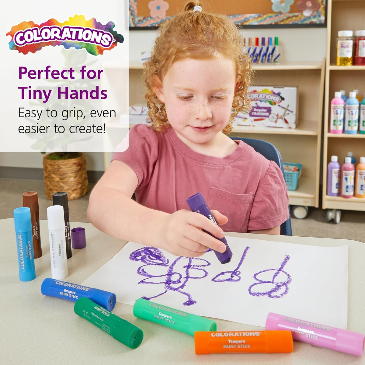 Colorations Colors Like Me tempera paint sticks in 8 skin tone colors - view 9