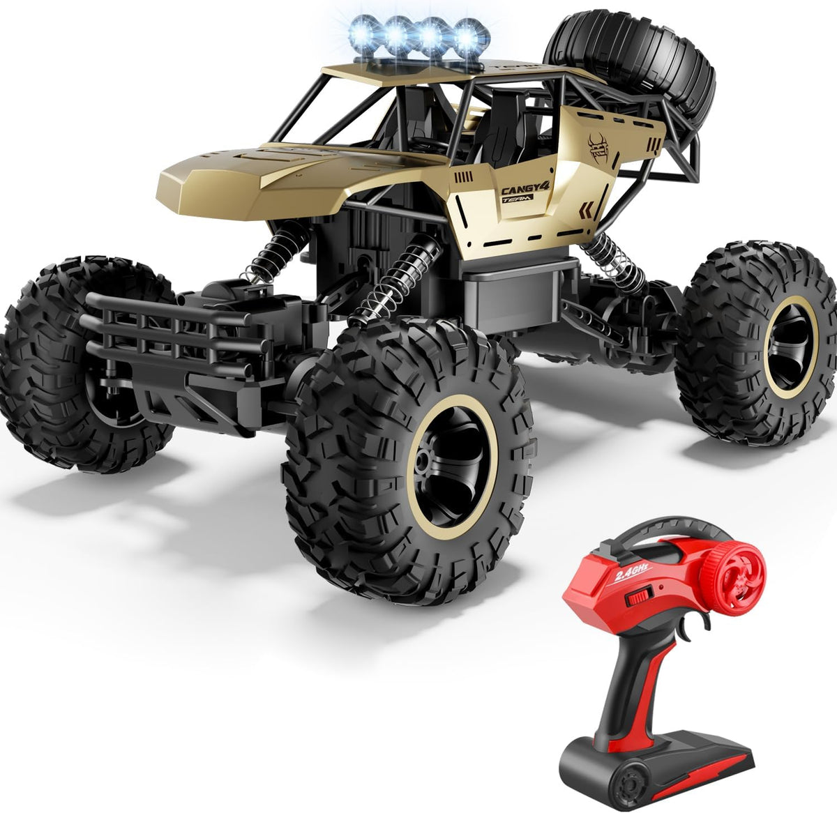 Jiakora RC Cars Remote Control Car 1:12 Off Road Truck - 4 Wheels Gold