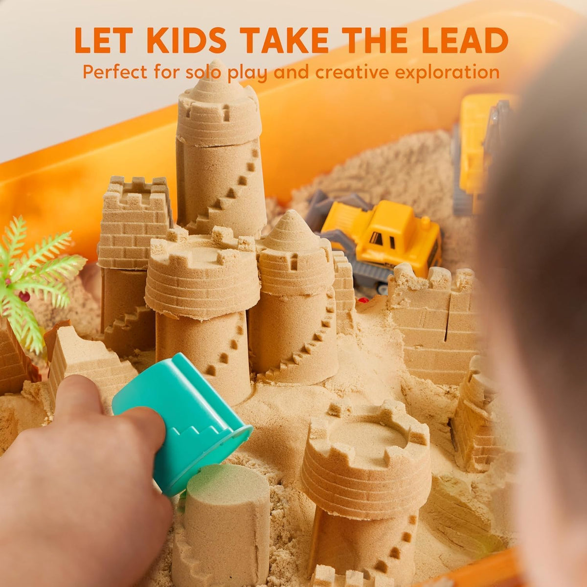 JOVA Klever Kits Construction Sensory Bin for kids Glow - Construction - image 4