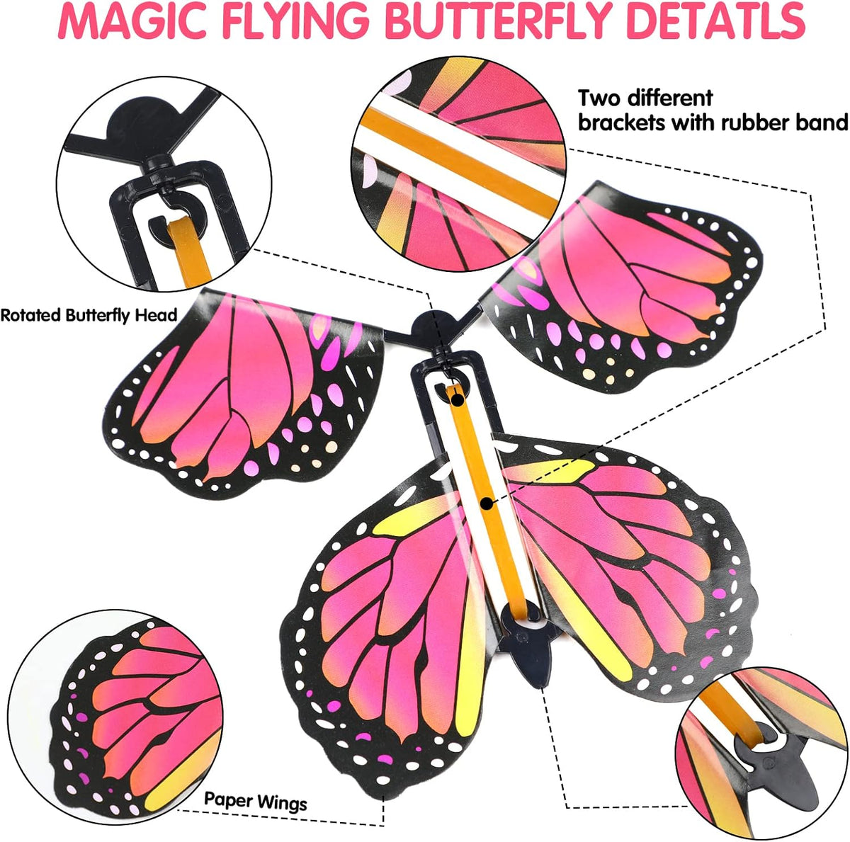 LOMIMOS 20PCS Flying Butterfly - 40pcs - image 4