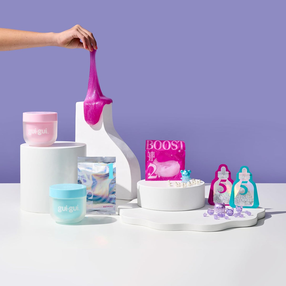 GUI Slime Kit 2-Pack Bundle, Butter & Cloud Scented Slimes – Fun for Kids & Family - image 2