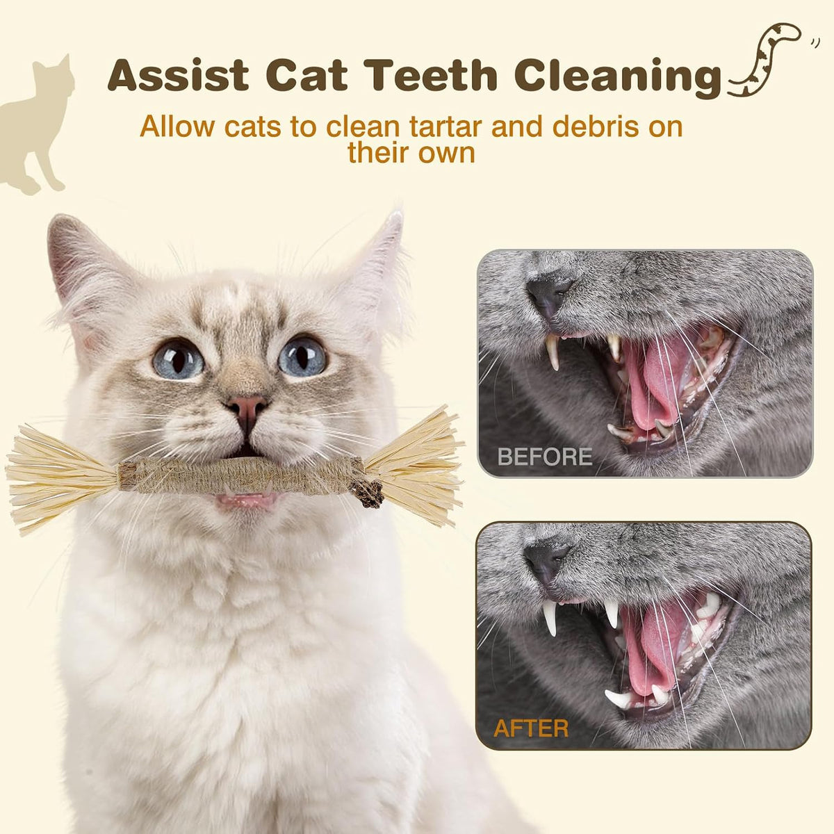 4 Pack Silvervine Sticks for Cats - Grey / 4 - image 2