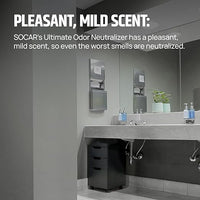 SOCAR - Odor Neutralizer Eliminates odors for Home, Office, Gym, Car. Eliminates Odors from Pets, Cooking, Sports Gear, Urine, Vomit & Unwanted, Strong Odors 32oz Liquid Spray