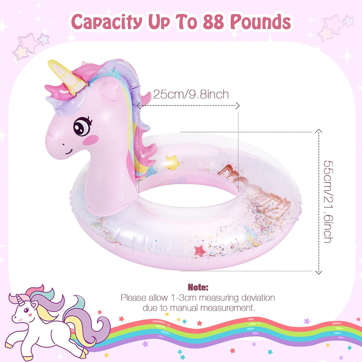 Moko Inflatable Swimming Rings - Pink / 70# - image 4
