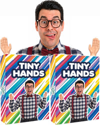 DR DINGUS Tiny Hands Original Little Small Mini Hand Stick Puppet – Fun for Kids & Family - 2 Pair