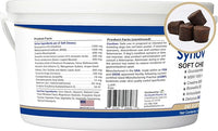 Synove Max Soft Chews for Dogs (240 Count) Beef Flavor, Joint Supplement, Glucosamine, Turmeric, Boswelllia serrata, Creatine Naturally Derived Ingredients better than synovi g4 soft chew