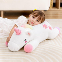 32inch Cute Giant Pink Unicorn Plush, Jumbo Soft Body Pillow Pet - White / 32 inch - image 4