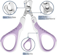 Mr. Pen Cat Nail Trimmer - Purple, Cat & Kitten Nail Clippers, Pet Claw Trimmer