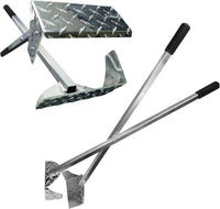 ActiveDogs Dog Pooper Scooper - Aluminum Flat