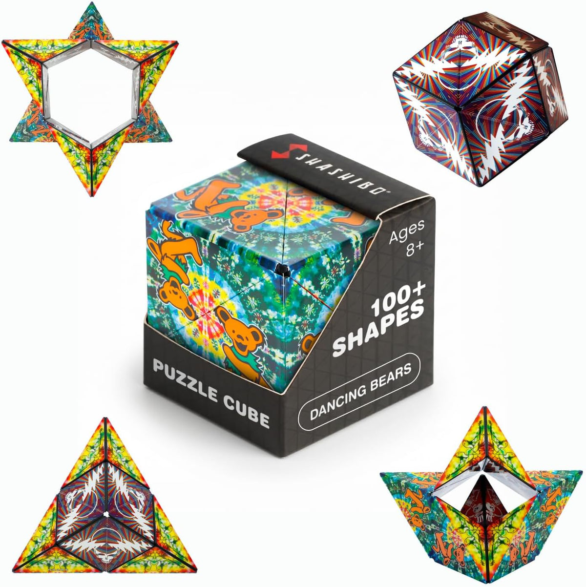 Shashibo Star Trek Magnetic Puzzle Cube - Dancing Bears / Grateful Dead
