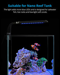 NICREW Clip-on Marine Aquarium Light for Coral Reef Tank – Essentials for Fish - For Saltwater - image 2