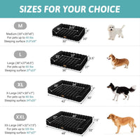 COZY KISS Orthopedic Large Dog Bed, Washable Pet Bed – Essentials for Dogs - XL (42x30x7 inch) / Black - image 3