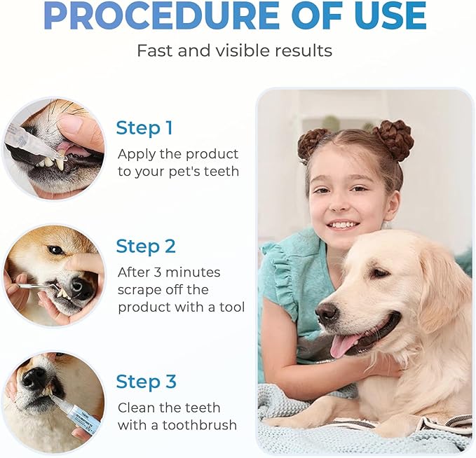 Pet Toothbrush Pen, 2025 Upgrade Pet Oral Repair Gel Dog Teeth Cleaning Pen, Pet Tooth Whitening & Cleaning Teeth Brightening Pens for Dog Cats Dental Care Fresh Breath (2)