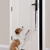 Dog Door Bell with Hanging Ring - Set of 2 Dog Bells / Navy Blue - image 3