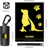Metal Dog Poop Bag Holder 2-Pack w/Leash Clip - Dark / 2 Holders 30 Bags - image 4