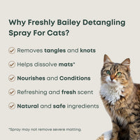 Cat Detangler Spray, Natural Leave-in Conditioner for Cats - image 2