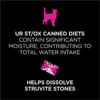 Pro Plan Veterinary Diets Purina UR Urinary St/Ox Savory Selects Feline Formula Turkey & Giblet Recipe in Sauce Wet Cat Food - (Pack of 24) 5.5 oz. Cans