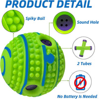 Dog Toys Ball, Interactive, M - Spiky, Straight / M 3.46 in (8.8 cm) - image 2