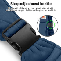 Tomkas Small Dog Sling Carrier, Classic Pocket & Classic Strap - Darkblue / M - Zip pocket & Adjust Strap - image 3