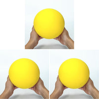 Ganjiang 7 inch soft no-noise foam ball in yellow for indoor play - view 4