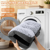 POCBLUE Deluxe Washable Dog Bed for Large Dogs Dog Crate Mat 35 Inch - 41.0"l X 27.0"w X 3.5"th / Grey - image 3