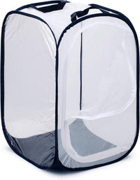 RESTCLOUD 36" Large Monarch Butterfly Habitat - White with Black