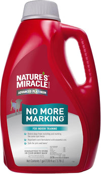 Nature's Miracle Advanced Platinum No More Marking, 128 Ounces, Helps Discourage Repetitive Pet Marking