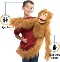 Silly Puppets 38 inch Silly Monkey wrap-around ventriloquist style puppet with arm control rod - view 2