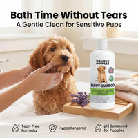 Puppy Shampoo & Conditioner, Tearless Hypoallergenic Wash - Unscented - image 2