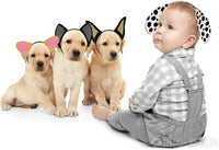9 handmade felt dog ear headbands in assorted colors - view 2