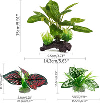 Moonorange Reptile Artificial Plants - M Set-e - image 2