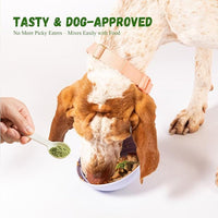 Dog Dental Care Powder - Plaque & Tartar Control with Natural Enzymes, Teeth Cleaning Powder for Dogs with Probiotic, Bad Breath Treatment for Small Medium Large Dogs