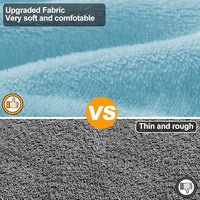 Medium to Large Size Dog Bathrobe, Quick Drying Super Absorbent Used for After Bathing, Warm Dog Towels, Adjustable Hoodies and Belts for Pet Dogs Bath Clothes Products (Blue, 4XL)