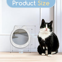 Large Cat Door Interior Door - Snow White - image 2
