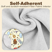 Cat Grooming Wrap for Cutting Nails with Cat Nail Clipper, Self-Adherent Wrap for Ear Cleaning, Anti-Runaway/Scratch, Cat Swaddle Wrap for Calming, Yellow