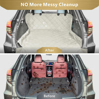 SUV Cargo Liner for Dogs - Trunk Cover for SUV with Bumper Flap Protector – Essentials for Dogs - Beige / Standard: 55" x 91" - image 3